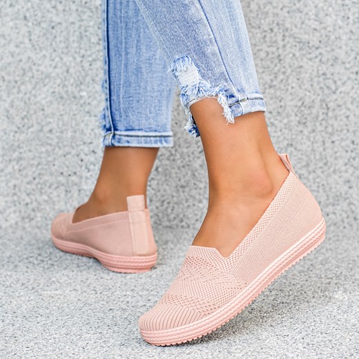 Różowe Trampki Sneakersy Sofora Lycra 39 Lubiebuty