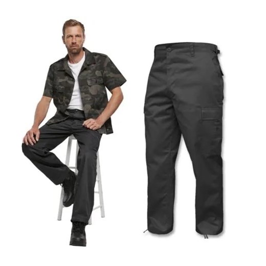 Spodnie Brandit BDU US Ranger Black Brandit XL ZBROJOWNIA