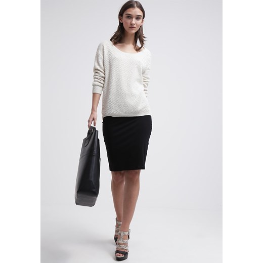NAF NAF MIMOSA Sweter off white zalando bialy mat