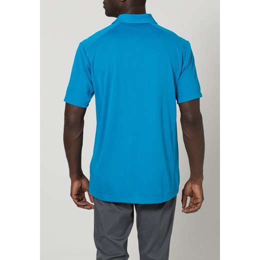 Nike Golf VICTORY Koszulka polo light blue lacquer/black zalando niebieski rękawy