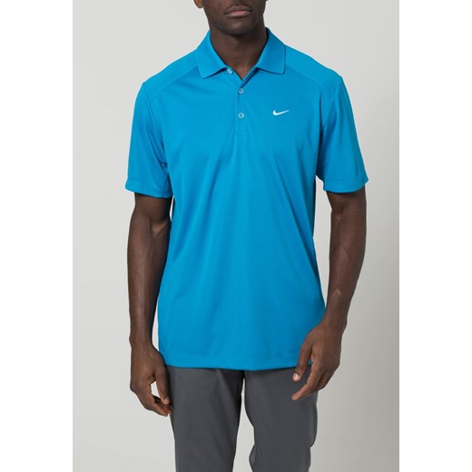Nike Golf VICTORY Koszulka polo light blue lacquer/black zalando niebieski sportowy