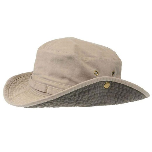 Globe-Trotter Khaki - kapelusz czapki-co bezowy guziki