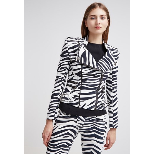 Pierre Balmain Kurtka jeansowa zebra zalando szary długie