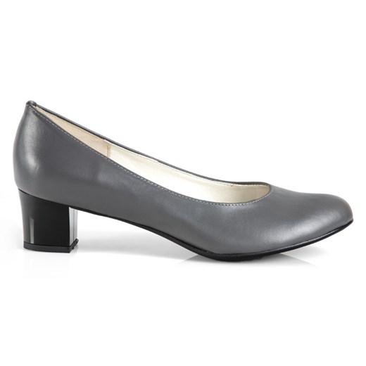 Czółenka C809 szare szerokie wyprzedaż Seba 41 OdSzewca.pl