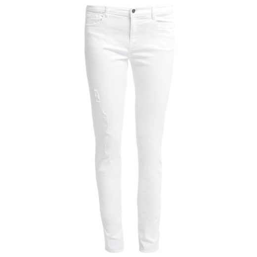 Esprit Jeansy Slim fit off white zalando bialy abstrakcyjne wzory