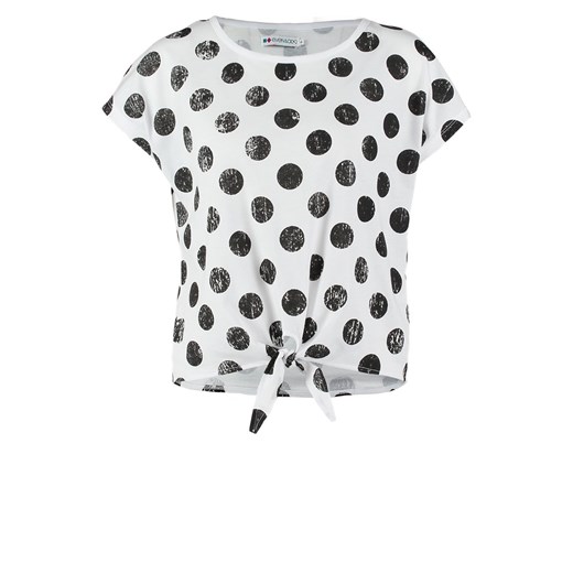Even&Odd Tshirt z nadrukiem white/black zalando szary abstrakcyjne wzory
