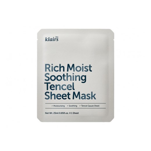Klairs Rich Moist Soothing Tencel Sheet Mask 25 ml Klairs larose