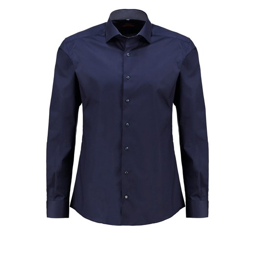 Eterna SLIM FIT Koszula biznesowa dunkelblau zalando czarny abstrakcyjne wzory