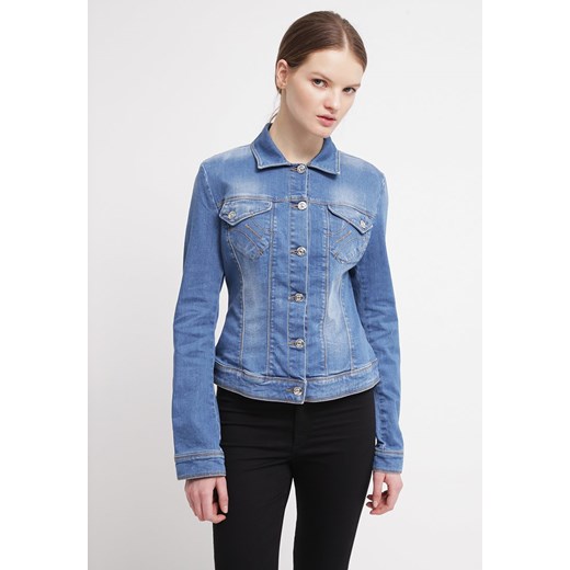 Fornarina ROLLY Kurtka jeansowa blue denim zalando niebieski kołnierzyk