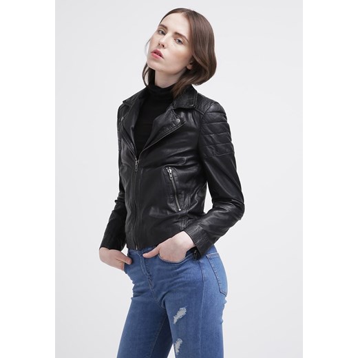 muubaa MONTE Kurtka skórzana black zalando czarny kurtki