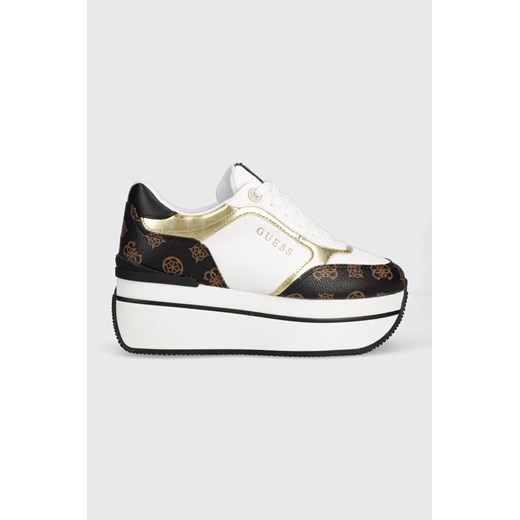 Guess sneakersy CAMRIO kolor biały FL7CMR FAL12 ze sklepu ANSWEAR.com w kategorii Buty sportowe damskie - zdjęcie 160038735