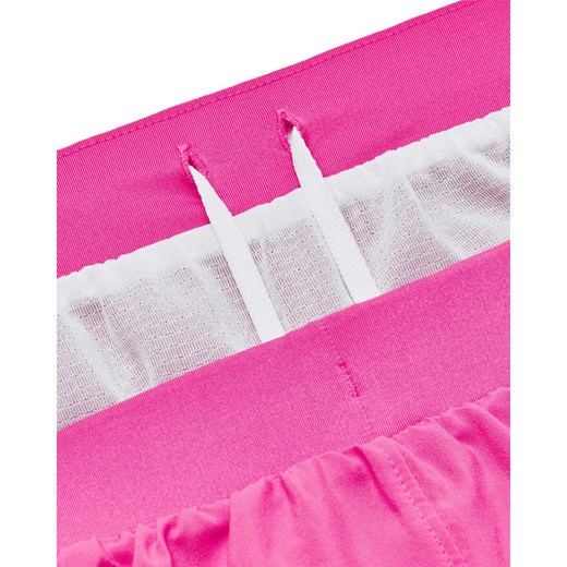 Damskie spodenki do biegania Under Armour Fly By 2.0 Short - różowe ze sklepu Sportstylestory.com w kategorii Szorty - zdjęcie 160053227