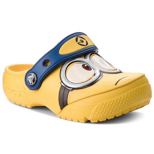 Klapki Crocs Crocsfunlab Minions Clog 204113 Yellow Crocs dostępne inne rozmiary wyprzedaż eobuwie.pl