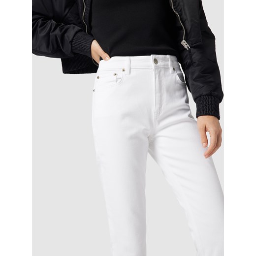 Jeansy z poszerzaną nogawką i naszywką z logo 40 okazyjna cena Peek&Cloppenburg 