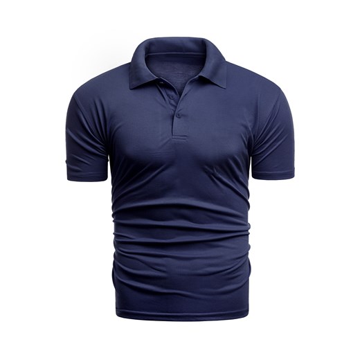 koszulka polo Eutex - granatowa ze sklepu Risardi w kategorii T-shirty męskie - zdjęcie 160088049