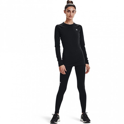 Damskie legginsy treningowe termoaktywne UNDER ARMOUR UA Cold Gear Authentics Legging - czarne ze sklepu Sportstylestory.com w kategorii Spodnie damskie - zdjęcie 160092689