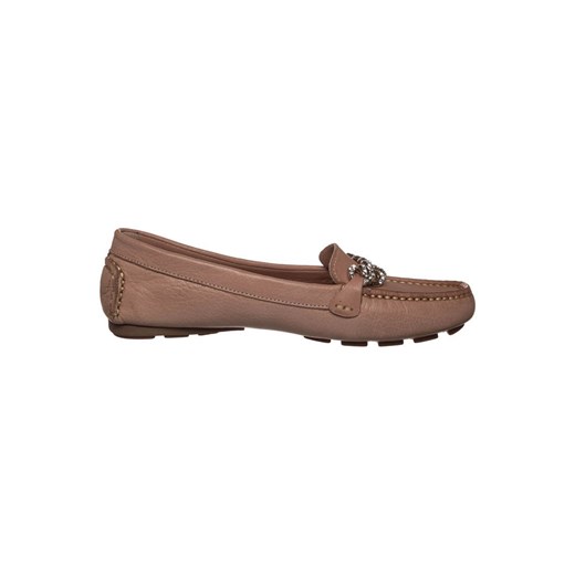 Scapa Mokasyny nude zalando brazowy skóra