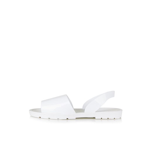 HIP Jelly Sandals topshop bialy 