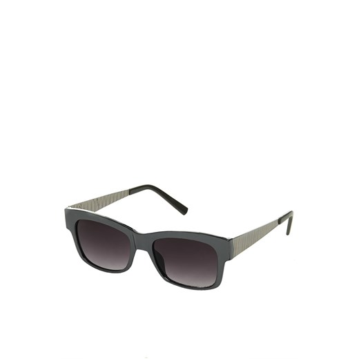 Metallic Wayfarer Sunglasses topshop bialy 