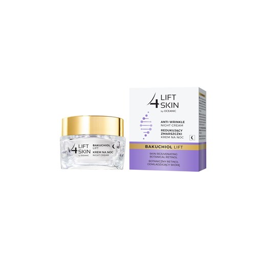 Lift4Skin Bakuchiol Lift redukujący zmarszczki krem na noc 50 ml Lift4skin one size 5.10.15 promocja