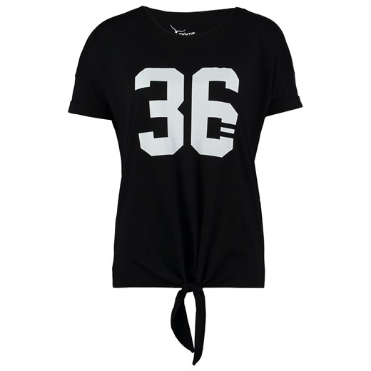 TWINTIP Tshirt z nadrukiem black zalando czarny abstrakcyjne wzory