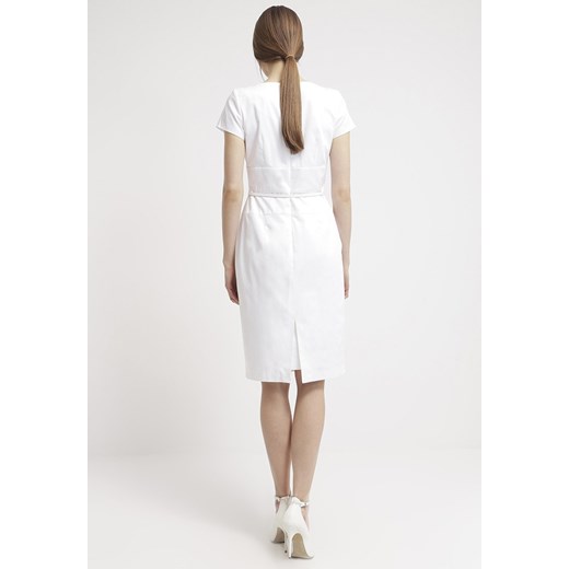 Daniel Hechter Sukienka etui white zalando bialy bez wzorów/nadruków