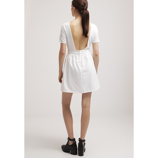 Suncoo CASTA Sukienka letnia blanc casse zalando bialy bez wzorów/nadruków