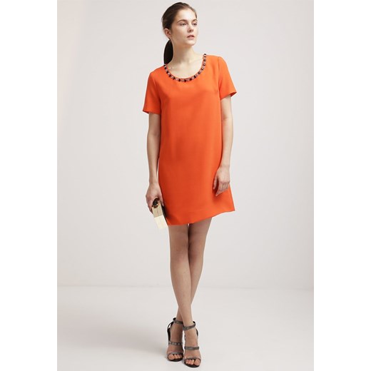Suncoo CARLY Sukienka koszulowa grenadine zalando pomaranczowy krótkie