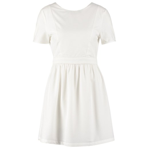 Suncoo CASTA Sukienka letnia blanc casse zalando bialy abstrakcyjne wzory