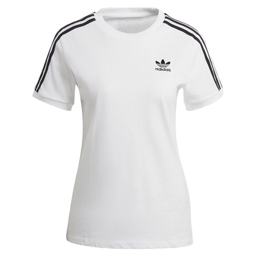 Koszulka adidas Adicolor Classics 3-Stripes Tee GN2913 - biała ze sklepu streetstyle24.pl w kategorii Bluzki damskie - zdjęcie 160197939