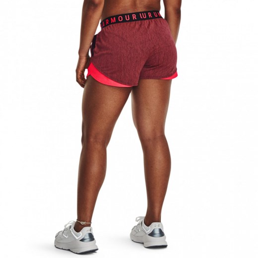 Damskie spodenki treningowe Under Armour Play Up Short 3.0 Twist - bordowe Under Armour S Sportstylestory.com