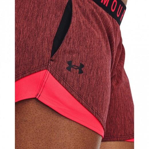 Damskie spodenki treningowe Under Armour Play Up Short 3.0 Twist - bordowe Under Armour XL Sportstylestory.com