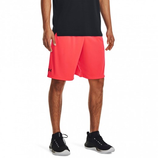 Męskie spodenki treningowe Under Armour UA Tech WM Graphic Short - łososiowe ze sklepu Sportstylestory.com w kategorii Spodenki męskie - zdjęcie 160204379