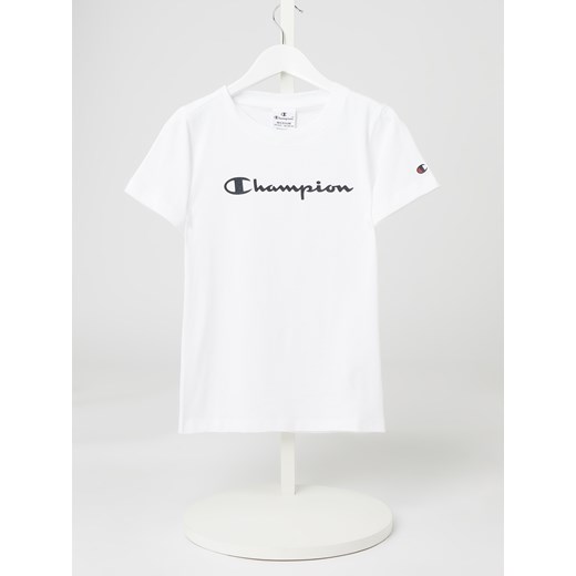 T-shirt z nadrukiem z logo Champion 176 wyprzedaż Peek&Cloppenburg 