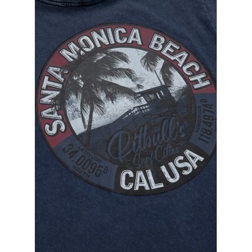 T-shirt męski Pitbull West Coast młodzieżowy z krótkim rękawem 