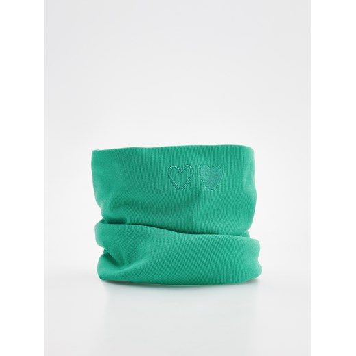 Reserved - Komin z haftem - zielony ze sklepu Reserved w kategorii Szaliki dziecięce - zdjęcie 160208718
