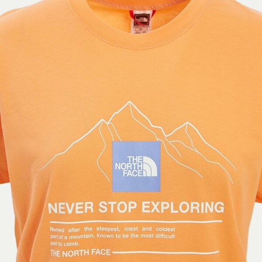Bluzka damska The North Face z okrągłym dekoltem z krótkimi rękawami 