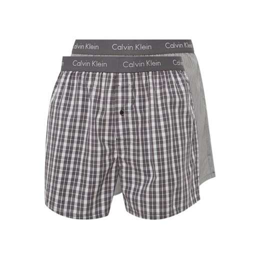 Calvin Klein Underwear 2 PACK Bokserki matthew stripe/ glen plaid grey sky zalando szary bawełna