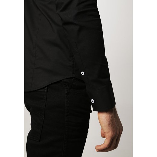 KIOMI SUPER SLIM Koszula biznesowa black zalando  mat