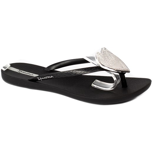 Klapki Ipanema 82120-20728 Black-Silver Ipanema 36 wyprzedaż EuroButy.com.pl