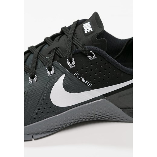 Nike Performance METCON 1 Obuwie treningowe anthracite/white/black/cool grey zalando czarny sportowy