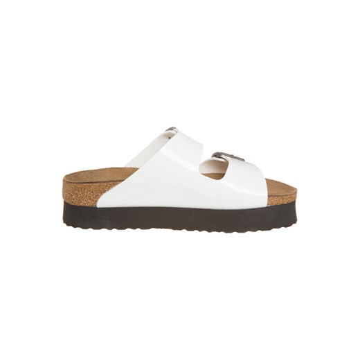 Papillio ARIZONA Klapki patent white platform zalando bialy skóra