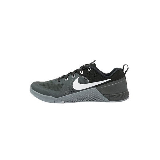 Nike Performance METCON 1 Obuwie treningowe anthracite/white/black/cool grey zalando szary fitness