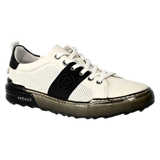 Półbuty John Doubare QA209-8L-A20 White Skóra 43 EuroButy.com.pl wyprzedaż