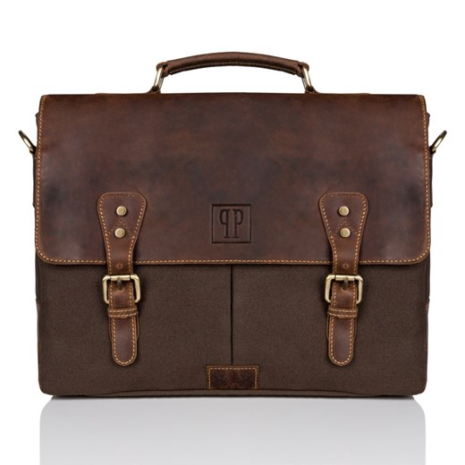Torba Męska Na Ramię Brązowa Paolo Peruzzi T-07-Br Paolo Peruzzi one size Paolo Peruzzi