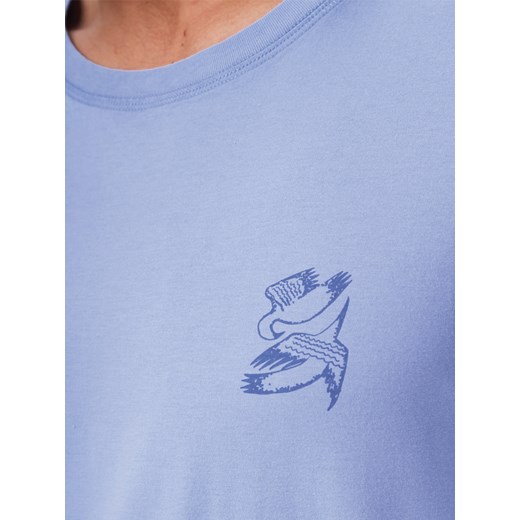 Niebieska piżama letnia z rysunkiem Ptaków - M Key 3XL okazyjna cena PH KEY Sp. z o.o. 
