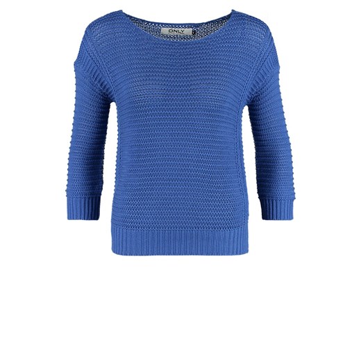 ONLY ONLSIGGA Sweter amparo blue zalando niebieski abstrakcyjne wzory