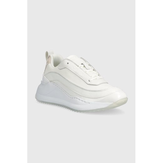 Buty sportowe damskie Calvin Klein sneakersy białe na wiosnę