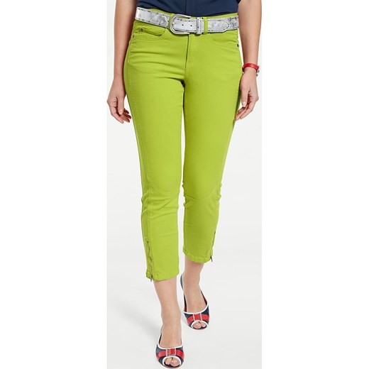 Heine Dżinsy w kolorze limonkowym Heine 36 wyprzedaż Limango Polska