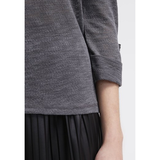 ONLY ONLJESS Sweter dark grey melange zalando szary abstrakcyjne wzory